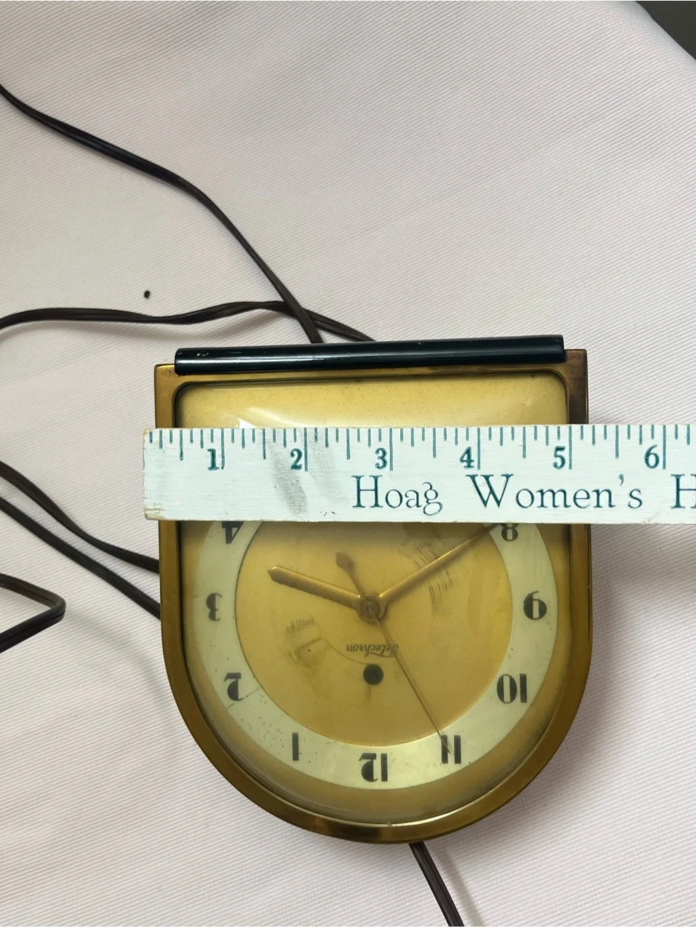 Yellow Wall Clock by - Retro Electric Home Decor vintage
